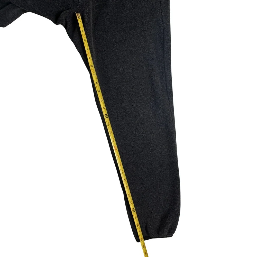 The North Face Mens M Black Fleece Jogger Pants Elastic Waist Pockets